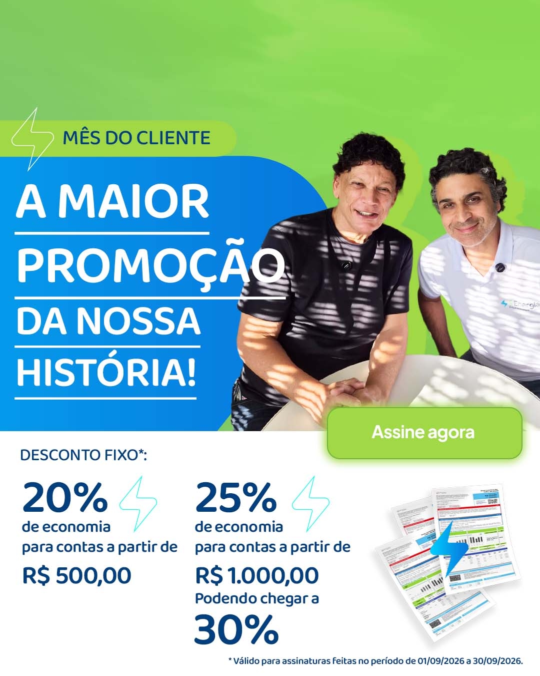 Mês do Cliente 9Energia